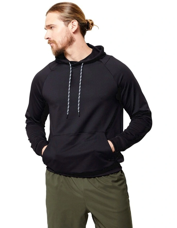 Decathlon | Men's Breathable Essential Fitness Hoodie - Black image 1