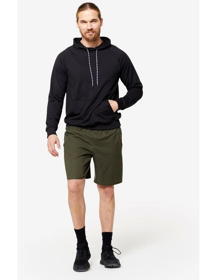 Decathlon | Men's Breathable Essential Fitness Hoodie - Black image 2