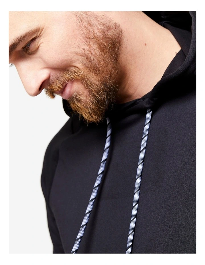 Decathlon | Men's Breathable Essential Fitness Hoodie - Black image 3
