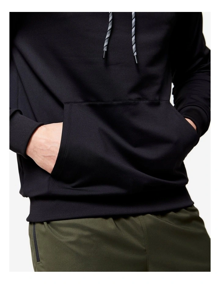 Decathlon | Men's Breathable Essential Fitness Hoodie - Black image 6