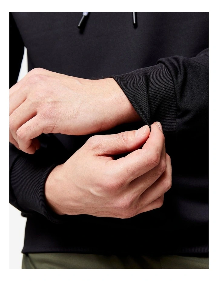 Decathlon | Men's Breathable Essential Fitness Hoodie - Black image 7