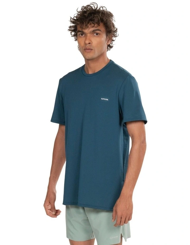 Men's Breathable Running T-shirt KIPRUN Run 500 Dry in Blue image 1