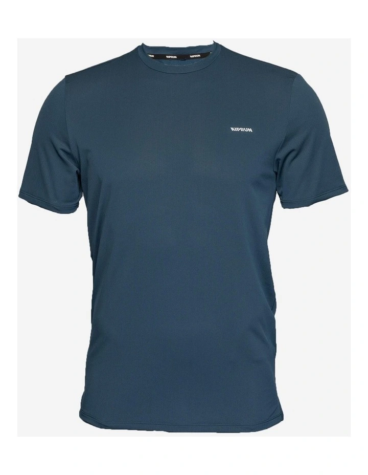 Men's Breathable Running T-shirt KIPRUN Run 500 Dry in Blue image 2