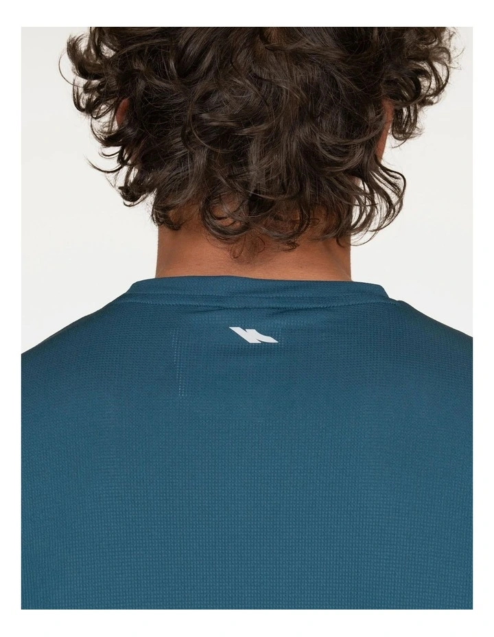 Men's Breathable Running T-shirt KIPRUN Run 500 Dry in Blue image 4