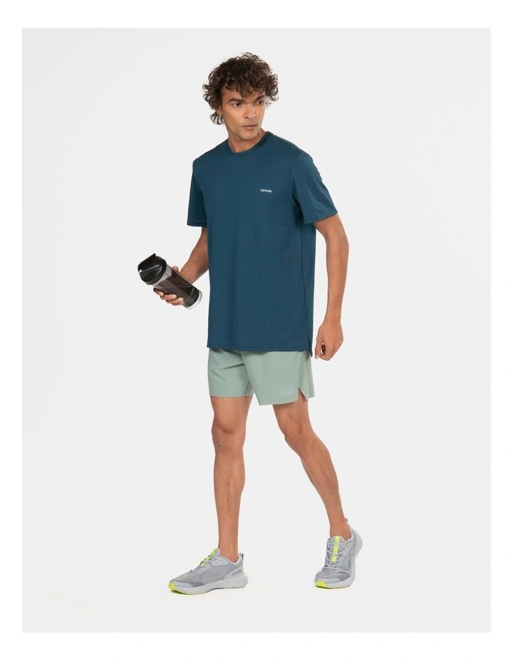 Men's Breathable Running T-shirt KIPRUN Run 500 Dry in Blue image 5