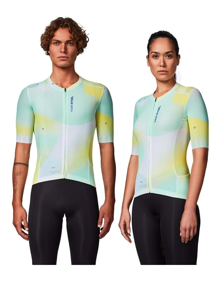 Van Rysel Unisex Cycling Jersey RCR-R in Green image 1