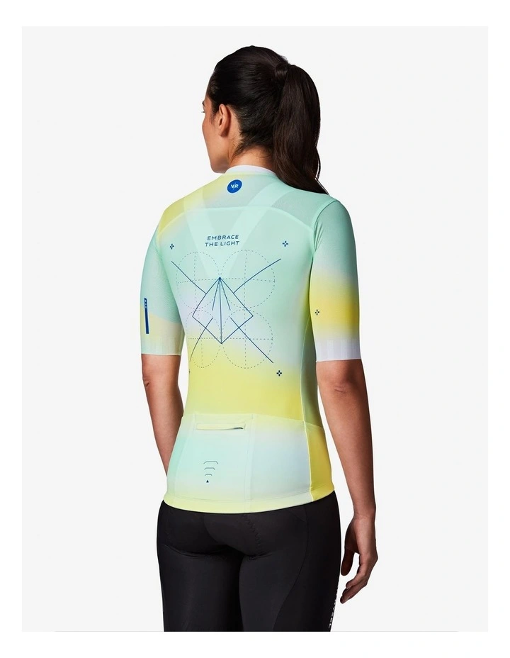 Van Rysel Unisex Cycling Jersey RCR-R in Green image 4