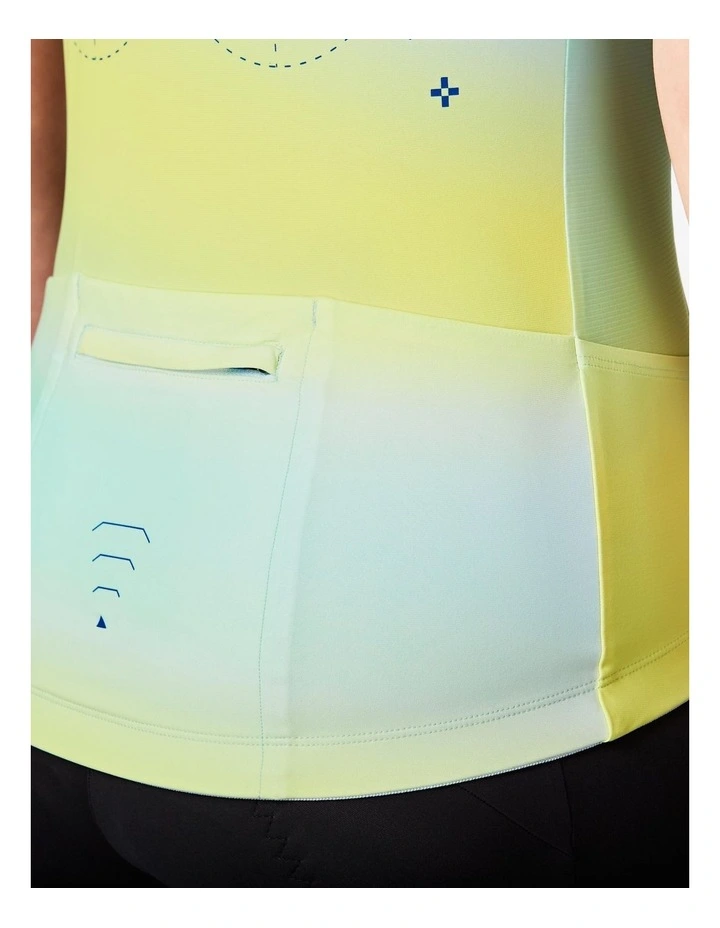 Van Rysel Unisex Cycling Jersey RCR-R in Green image 5