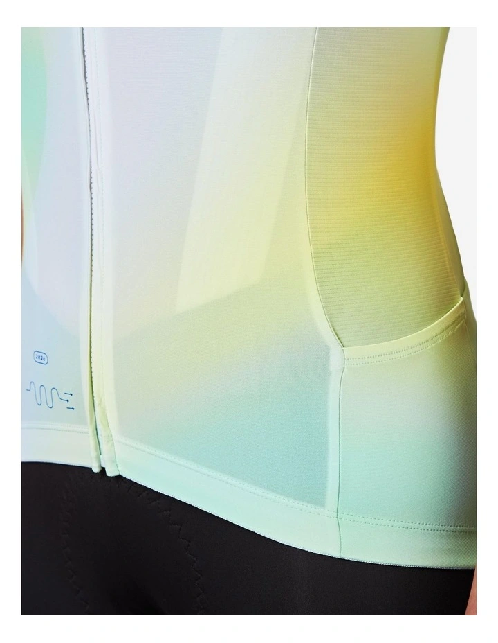Van Rysel Unisex Cycling Jersey RCR-R in Green image 6