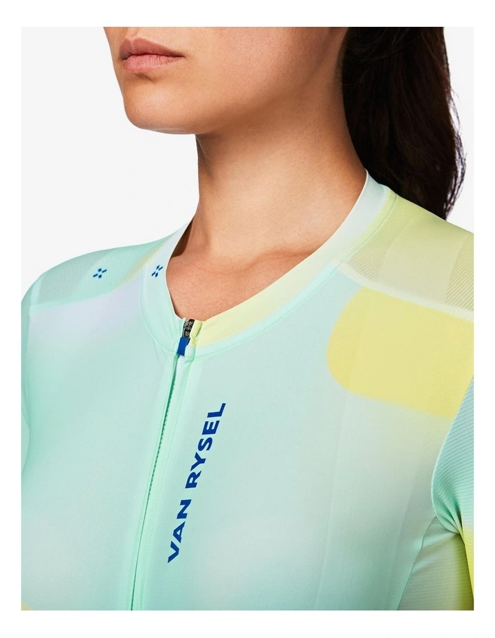 Van Rysel Unisex Cycling Jersey RCR-R in Green image 7