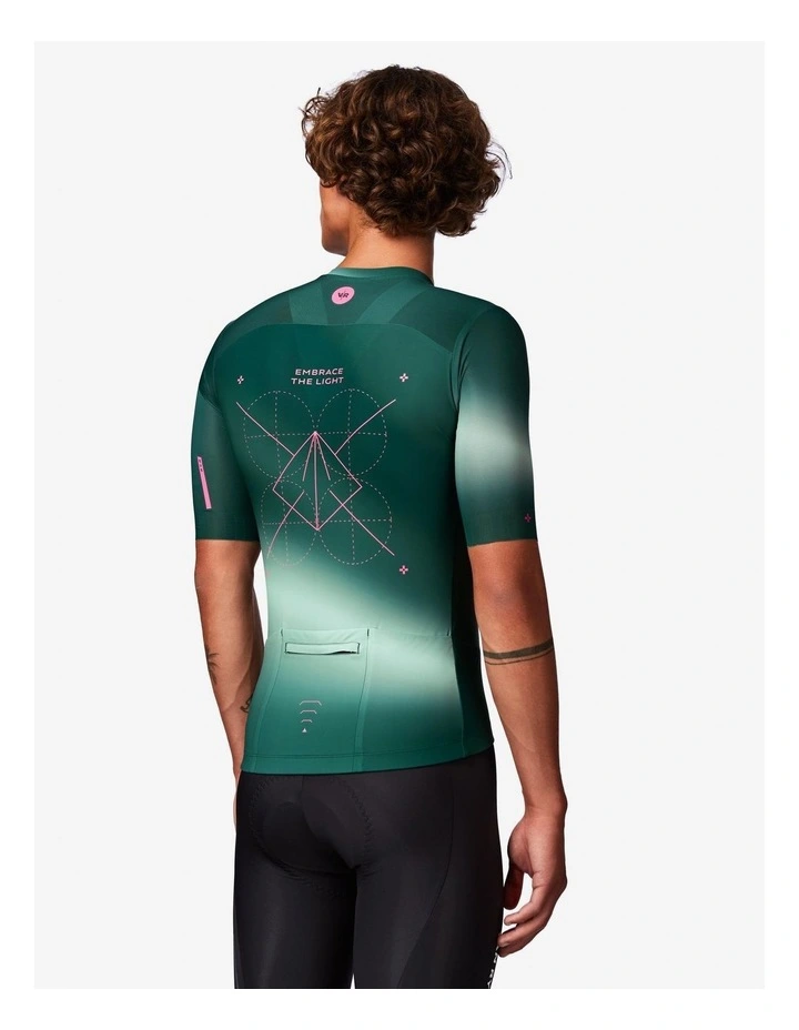 Van Rysel Unisex Road Cycling Jersey RCR-R 2 in Green image 4