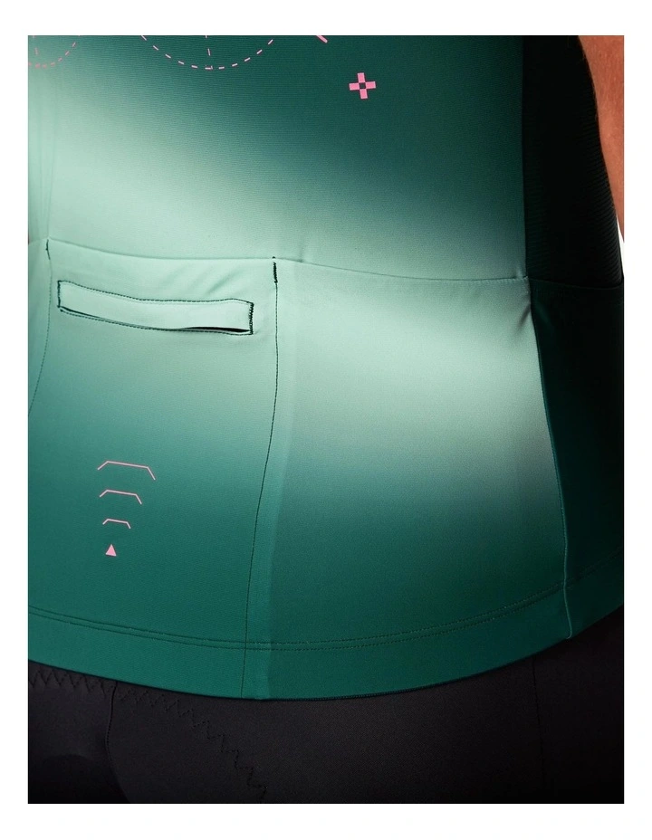 Van Rysel Unisex Road Cycling Jersey RCR-R 2 in Green image 5