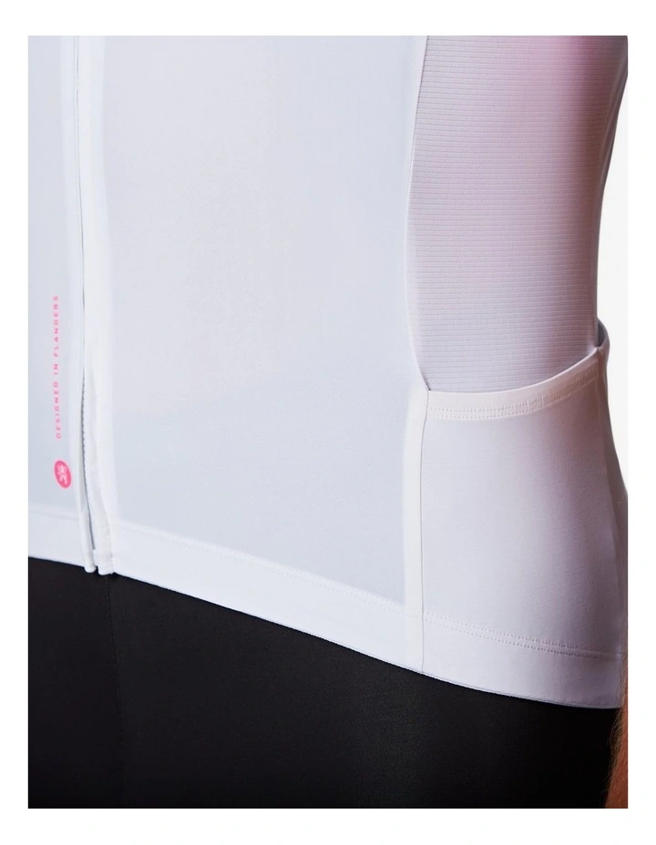 Van Rysel Unisex Road Cycling Jersey RCR-R 2 in White image 6