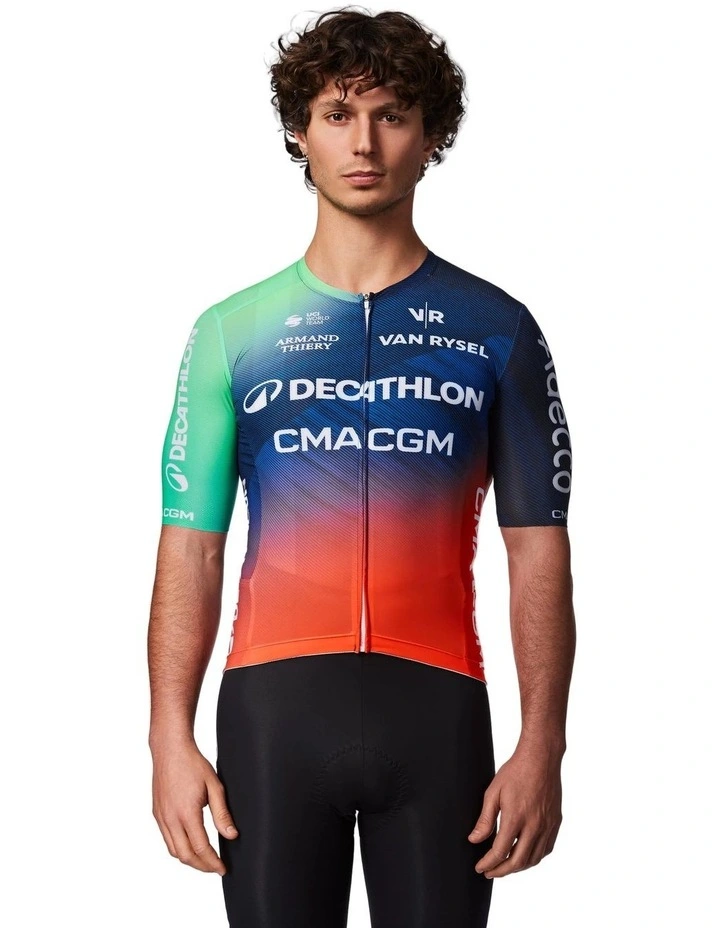 Decathlon | Van Rysel Unisex Road Cycling Jersey RCR-R Replica Teal Blue image 1