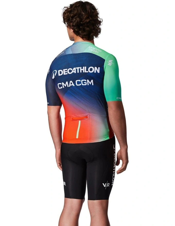 Decathlon | Van Rysel Unisex Road Cycling Jersey RCR-R Replica Teal Blue image 2
