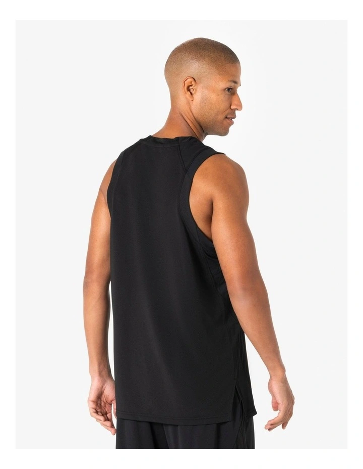 Kipsta Men's/women's Lightweight Breathable Basketball Shirt Tank - Black image 2