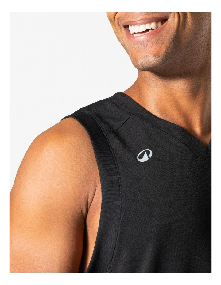 Kipsta Men's/women's Lightweight Breathable Basketball Shirt Tank - Black image 4