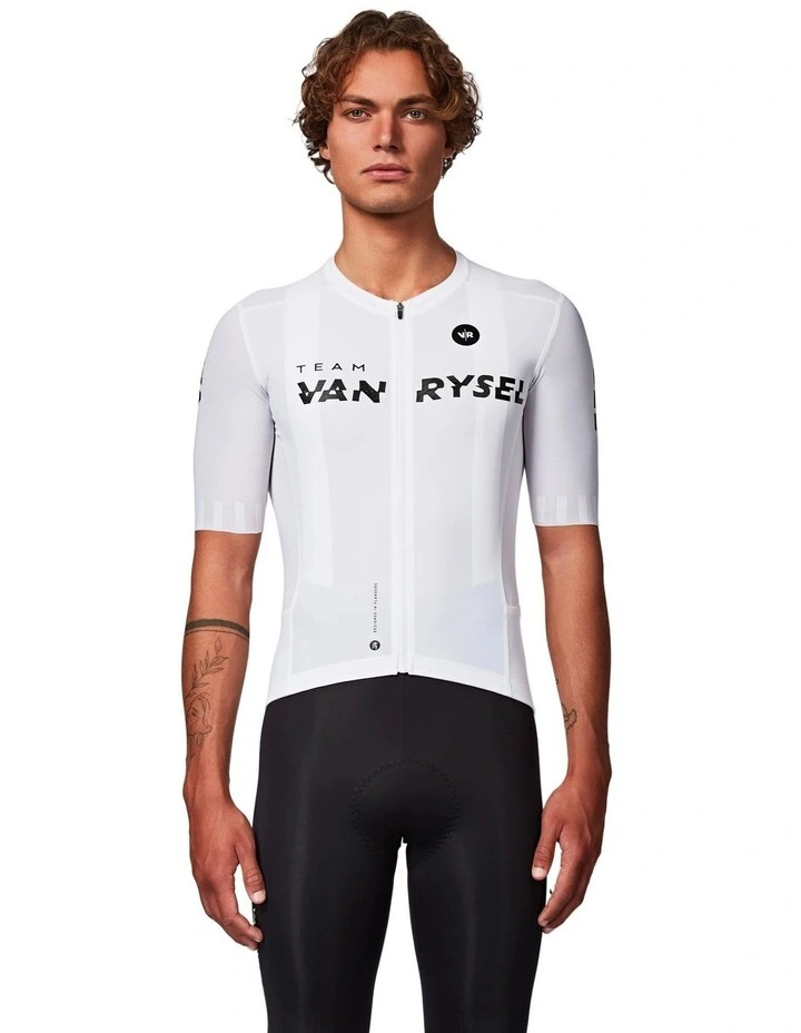 Unisex highly fitted short-sleeved road cycling jersey - RCR-R 2 white image 1