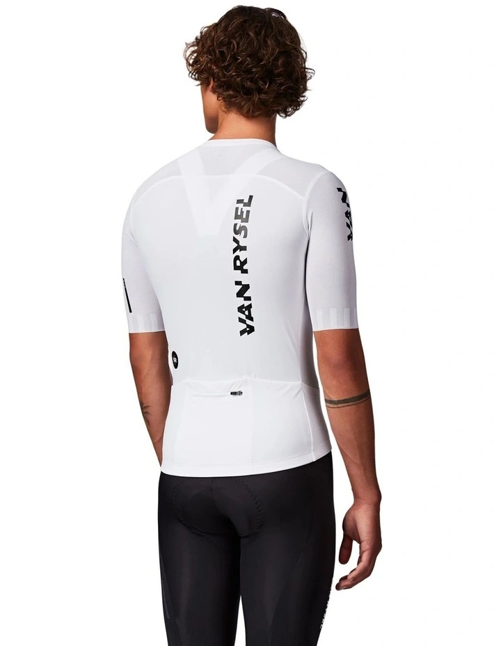 Unisex highly fitted short-sleeved road cycling jersey - RCR-R 2 white image 2