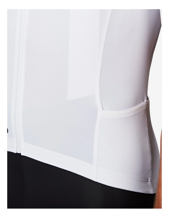 Unisex highly fitted short-sleeved road cycling jersey - RCR-R 2 white image 7