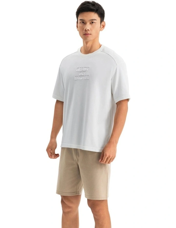 Decathlon - TRAINING MEN COOLMAX COOLING T-SHIRT, cotton white image 4