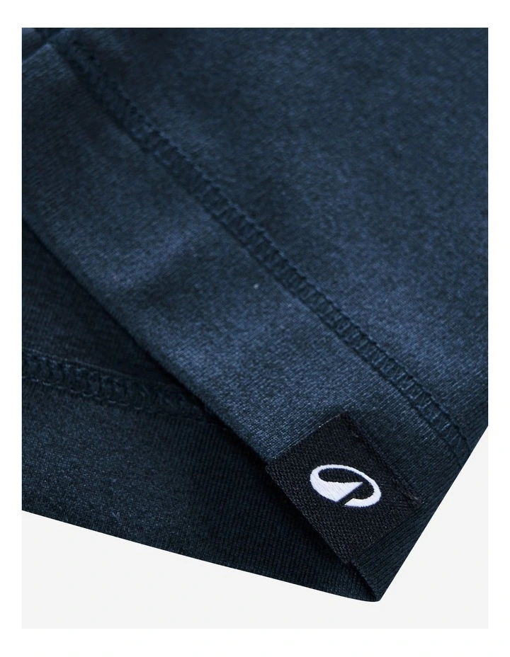 Decathlon - Men training soft long-sleeved T-shirt-heather asphalt blue image 7