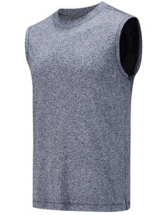 Decathlon - MEN TRAINING SUPRASOFT TANK-blue