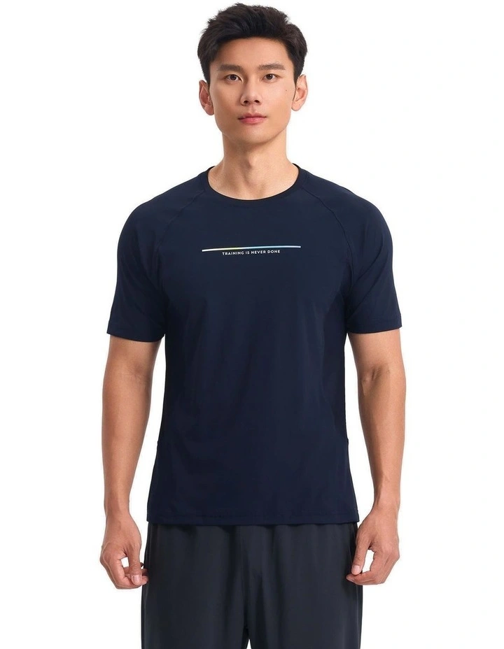 Decathlon - Domyos Men Training Cooling T-shirt-asphalt Blue image 1