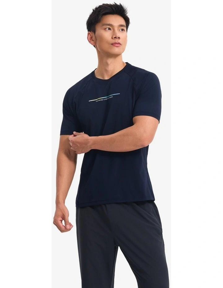 Decathlon - Domyos Men Training Cooling T-shirt-asphalt Blue image 5