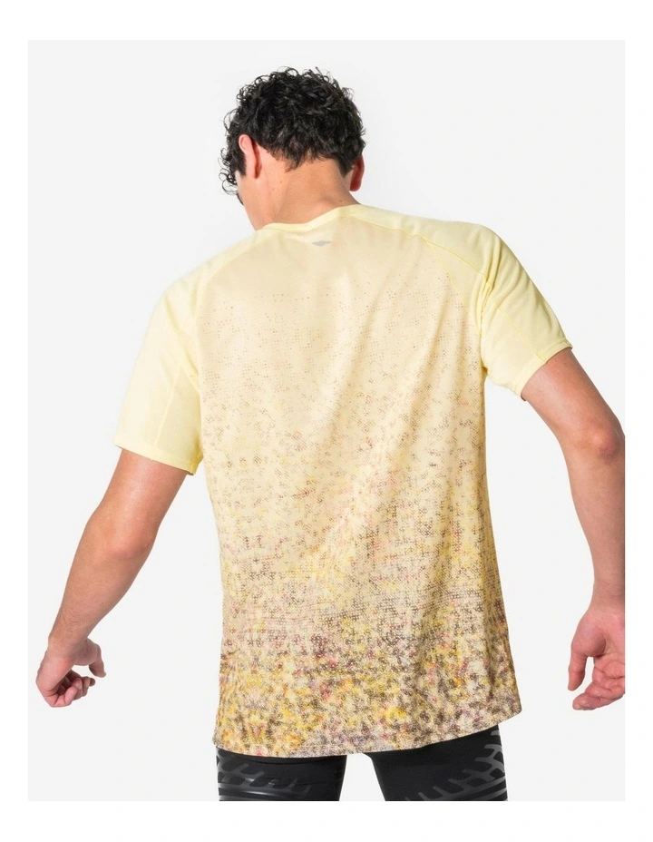 Decathlon - Kiprun Men Trail T-Shirt Run 500 Yellow image 2