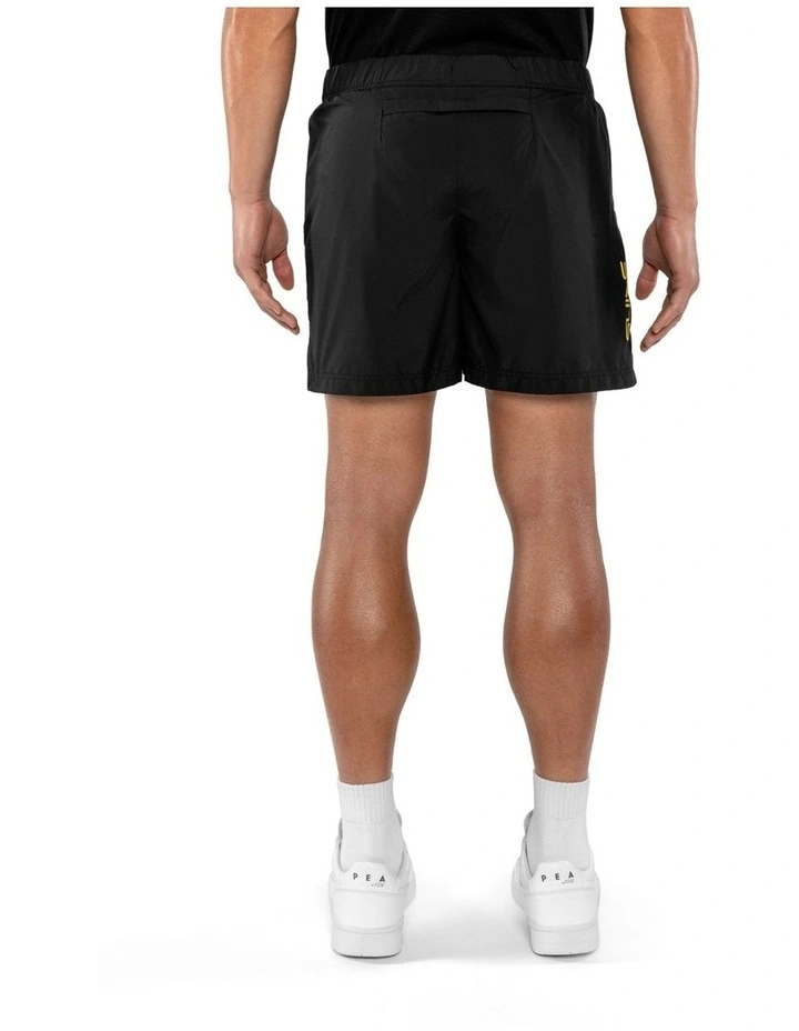 SKINS Activewear Men's Woven Shorts Soft Cotton Black S image 2