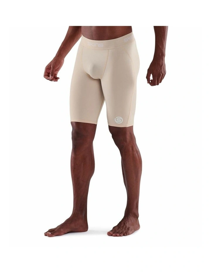 SKINS Compression Men's Series-1 Running/Gym Half Tight Neutral - M image 1