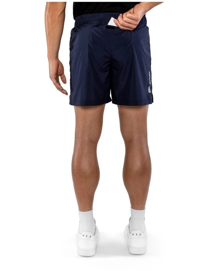 SKINS Activewear Men's Woven Shorts Soft Cotton in Midnight Navy image 5