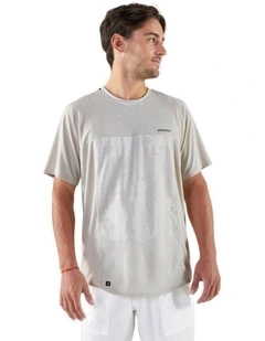 Decathlon - Men's Short-Sleeved Tennis T-Shirt Dry Gal Monfils - Beige