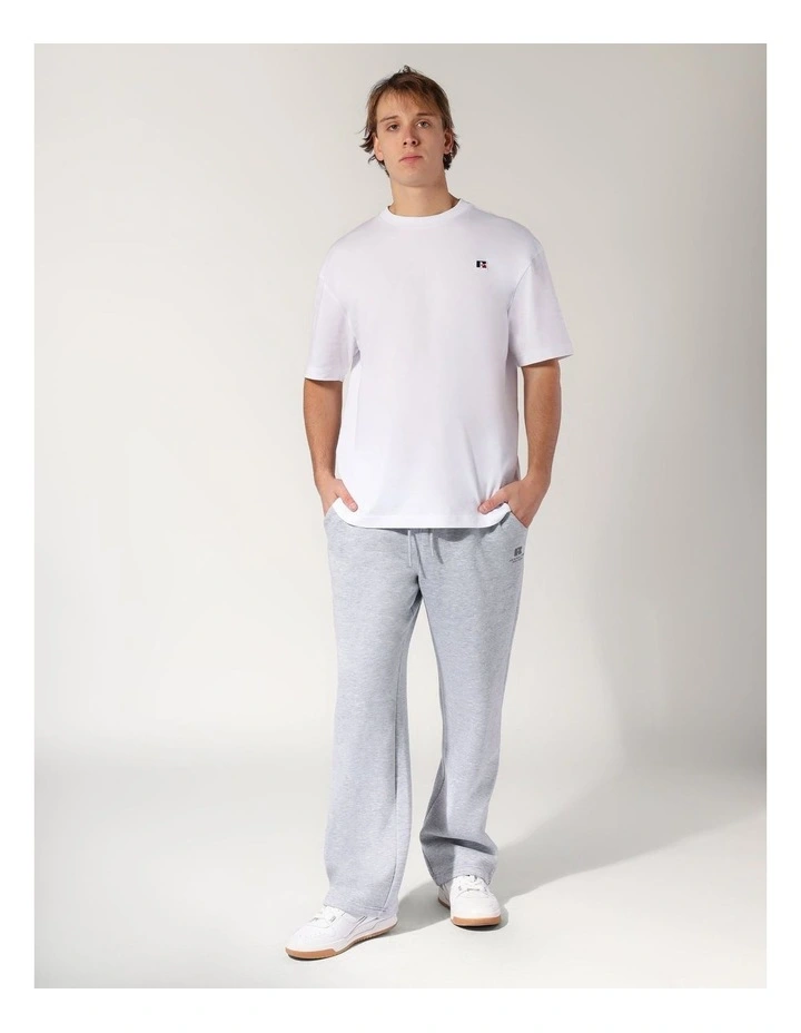 Men's Brooklyn Straight Leg Trackpant - Grey Marle image 5