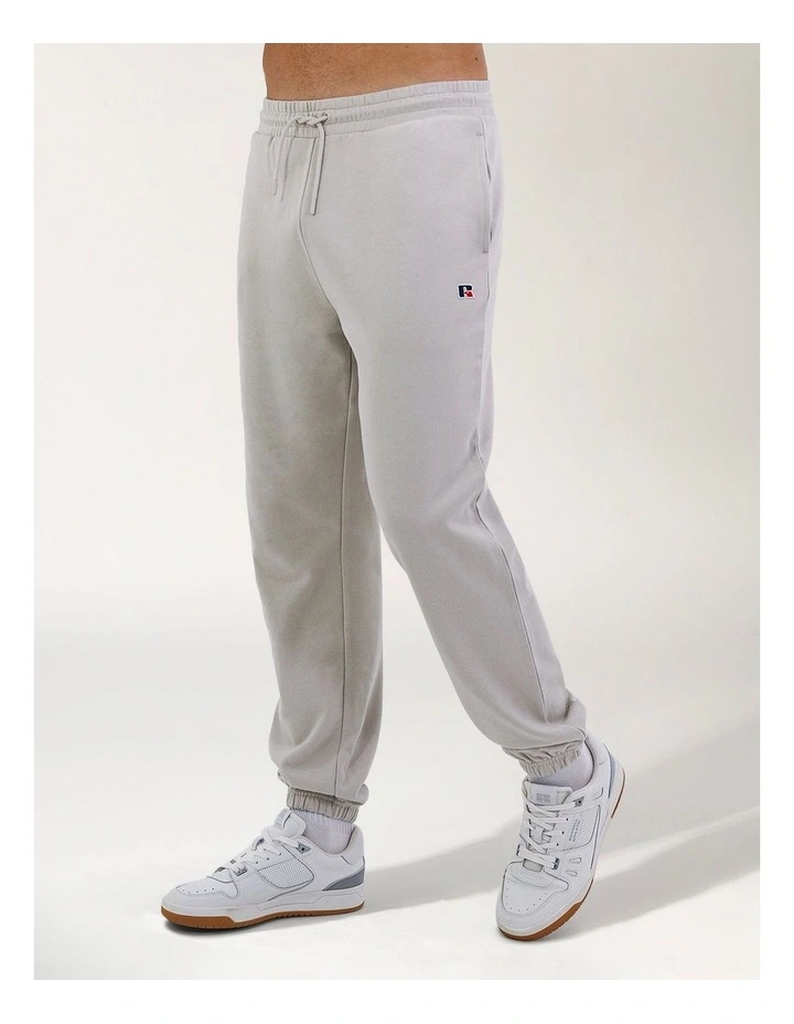 R Logo Terry Cuff Men's Trackpants - Stone image 1