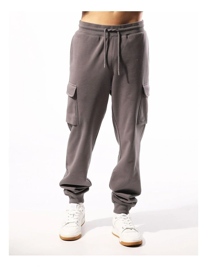 Men's Brooklyn Cargo Trackpant - Smoke image 3