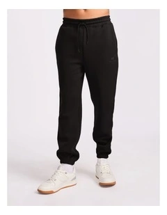 R Tech Leisure Cuffed Men's Trackpant - Black