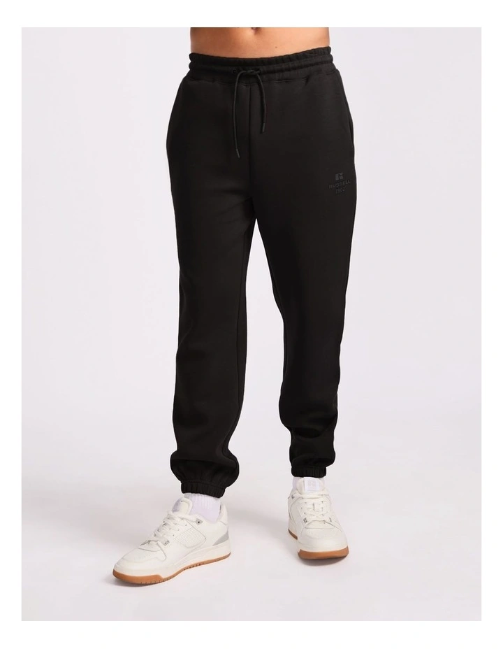 R Tech Leisure Cuffed Men's Trackpant - Black image 1