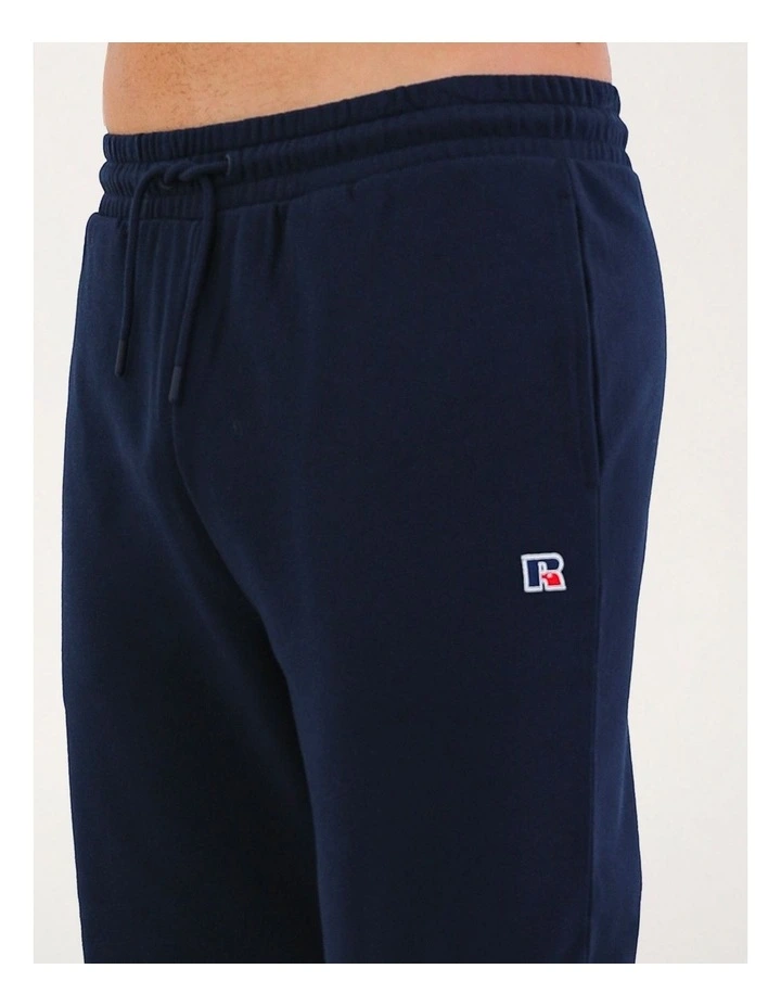 R Logo Terry Cuff Men's Trackpants - Michigan Navy image 4