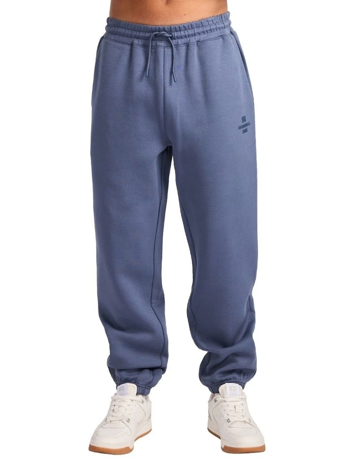 R Tech Leisure Cuffed Men's Track Pants - Denim Blue image 1