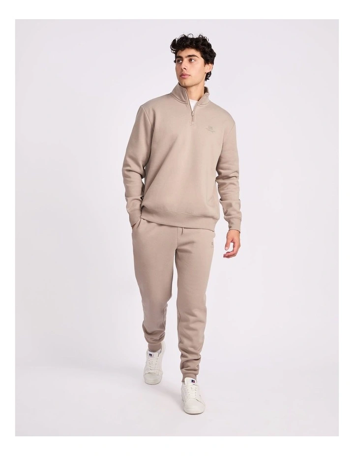 Brooklyn Cuffed Men's Trackpant - Driftwood image 5