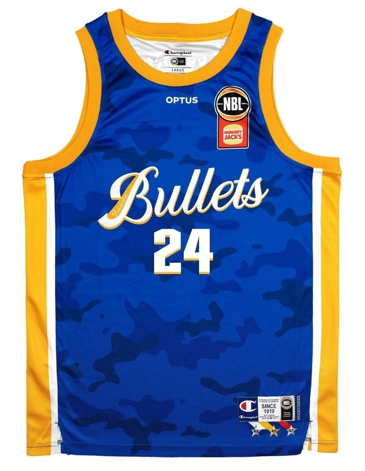 Brisbane Bullets 26/27 Primary Jersey - Tyrell Harrison image 1