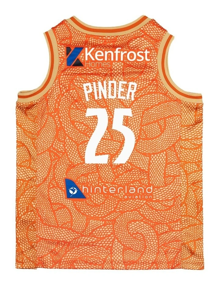 Cairns Taipans 26/27 Youth Primary Jersey - Keanu Pinder image 2