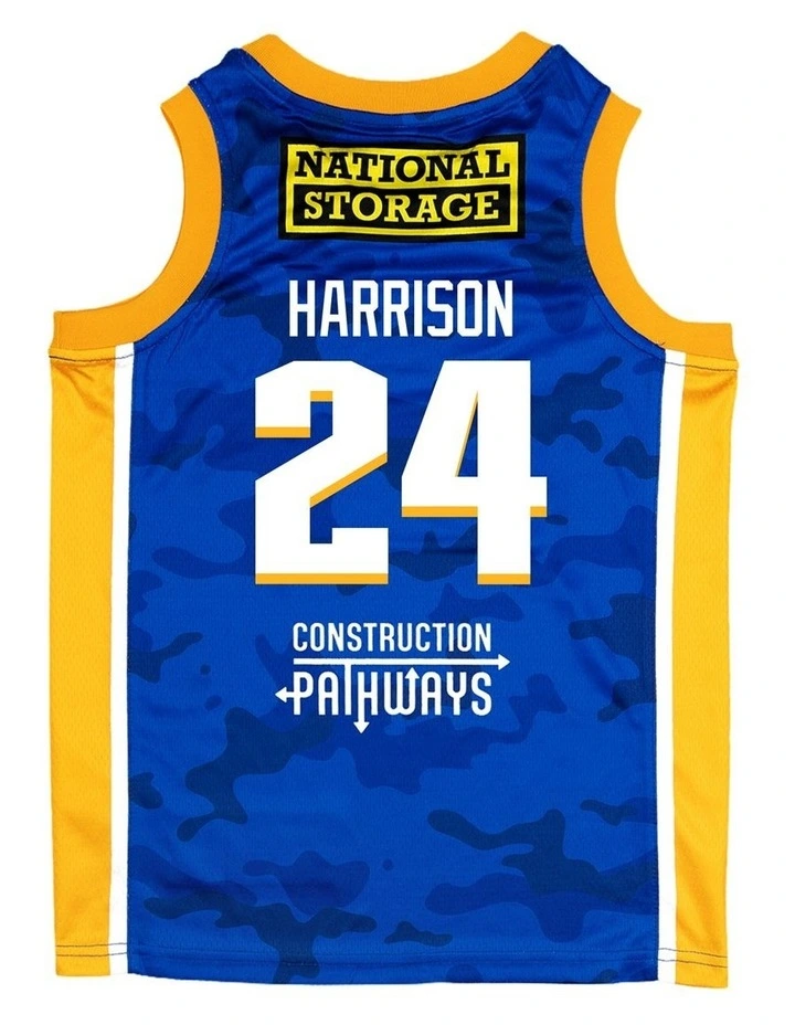 Brisbane Bullets 26/27 Youth Primary Jersey - Tyrell Harrison image 2