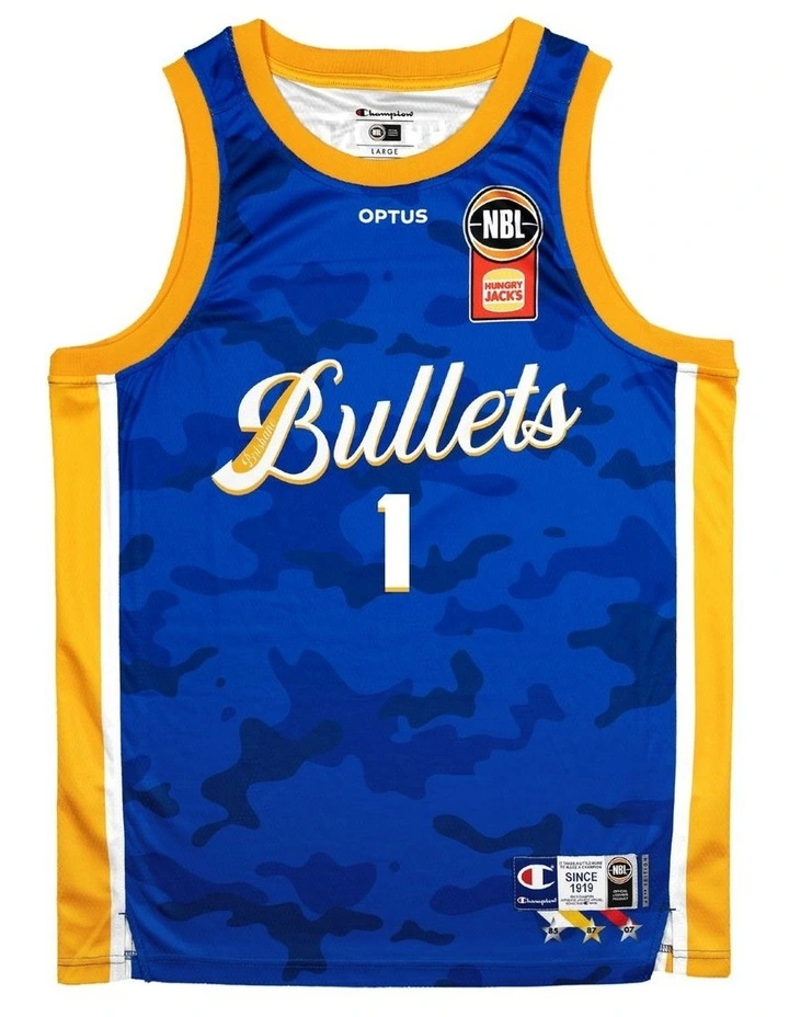 Brisbane Bullets 26/27 Primary Jersey - Arnas Velicka image 1