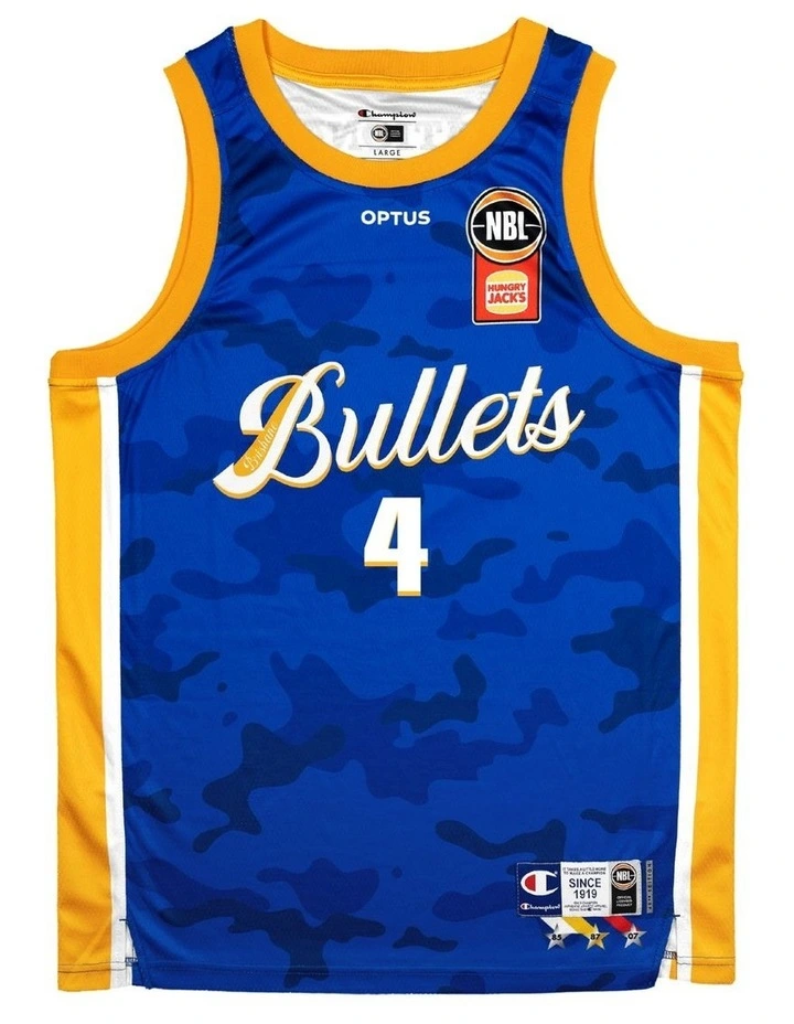 Brisbane Bullets 26/27 Primary Jersey - Nate Hinton image 1