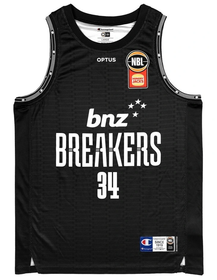 New Zealand Breakers 26/27 Primary Jersey - DJ Vasiljevic image 1