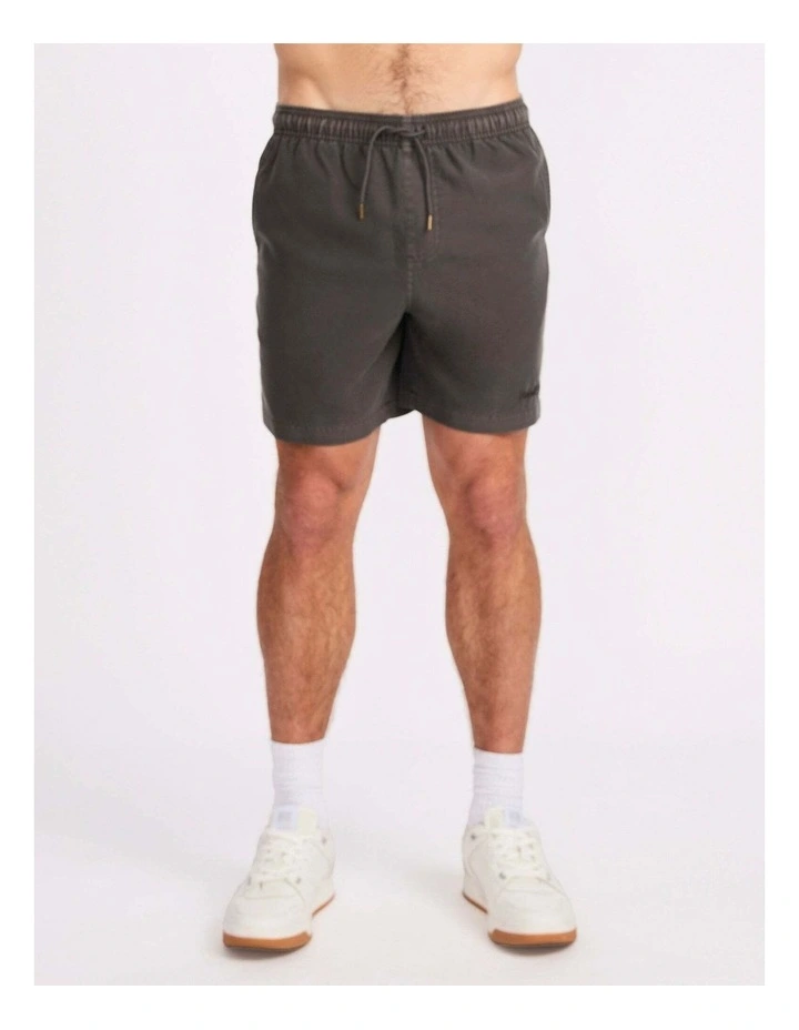 Garment Dye Short - Washed Black image 1