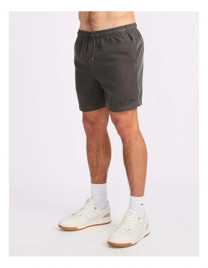 Garment Dye Short - Washed Black image 2